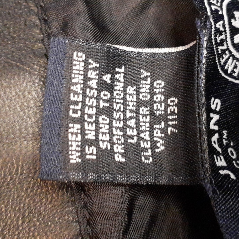 Genuine Leather Women's Vest Matte Black Size 18/20 - Picture 5 of 7